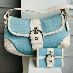 Coach Soho Shoulder Bag & Matching Wallet